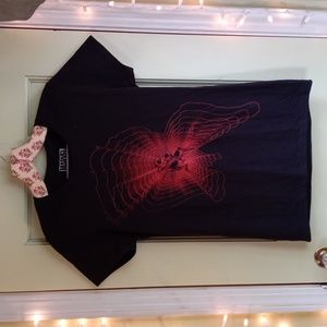 Boy's Marvel Lootwear original Lootcrate small black T-shirt